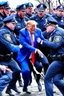 Placeholder: donald trump being tackled by the police