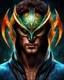 Placeholder: ultra realistic photo portrait of superhero man with stylized dragon mask over his eyes and forehead cosmic energy, colorful, painting burst, beautiful symmetrical face, nonchalant kind look, realistic round eyes, tone mapped, intricate, elegant, highly detailed, digital painting, artstation, concept art, smooth, sharp focus, illustration, dreamy magical atmosphere, full body