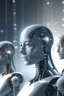 Placeholder: ai in the future with a few people