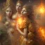 Placeholder: the four elements, earth, water, air, fire as woman, 8k resolution, high-quality, fine-detail, intricate, digital art, detailed matte, volumetric lighting, baroque, illustration, octane render, brian froud, howard lyon, selina french, George Grie, Ben Goossens, Igor Morski