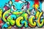 Placeholder: a graffiti mural wall with the word cell pokemon style