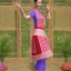 Placeholder: Aesthetic, 3D, Digitized, Hyper realistic, Surreal, Mesmeric, "Assamese Ethnic Tribal / Traditional Woven Women Attire" & Textile (Handloom) Industry themed Mekhela Chador (The bottom half of this distinct dress is called the 'Mekhela ', a round fit used waist downwards over a petticoat) designs, **Featured Designs:** The Revivalist - A young Assamese woman on a mission to revive fading weaving traditions. She combines old and new in her advocacy for mekhela sador. **Appearance:** Fictional fema