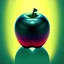 Placeholder: abstract apple illustration 3D blender poster