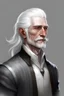 Placeholder: Tall gaunt man with pale skin and silver hair