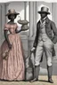 Placeholder: Illustrate the dehumanizing perspective of Franklin and Armfield towards slaves. Depict their likening of "fancy girls" to luxury items like Louis Vuitton handbags. Use symbolism to convey the callousness of this comparison