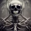 Placeholder: a skeleton warrior in hr giger style, red blood floating from above down the skull, steam punk, realistic, made in octane, cinematic, ultra-realistic, extremely detailed octane rendering, 8K, VRAY Super Real ar 2:3, dof photorealistic futuristic 50mm lens hard lighting dark gray tintype photograph, realistic lighting, sepia color