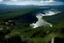 Placeholder: fotografía de un paisaje sobre las Cataratas del Iguazú, con su flora y su fauna características autóctona en el año 3000