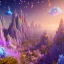 Placeholder: blue gold and violet landscape with multicolored crystals falling from the sky, full of details, smooth, bright sunshine，soft light atmosphere, light effect，vaporwave colorful, concept art, smooth, extremely sharp detail, finely tuned detail, ultra high definition, 8 k, unreal engine 5, ultra sharp focus