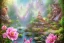 Placeholder: big pink FLOWERS RIVER RAIN FOREST