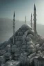 Placeholder: Istanbul, alien invasion, bokeh, hyper realistic