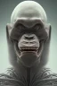 Placeholder: ape alien, head,8 eyes, evil, 8k, with hairs, finely detailed, photo realistic, HR Giger style