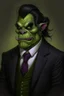 Placeholder: Portrait of a half-ogre well dressed
