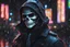 Placeholder: Sans in 8k realistic anime artstyle, pixel them, neon effect, close picture, rain, fantasy world, intricate details, highly detailed, high details, detailed portrait, masterpiece,ultra detailed, ultra quality