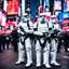 Placeholder: Imperial Stormtroopers handling security at Times Square during New Year's Eve