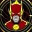 Placeholder: reverse flash animated inside a medalion