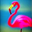 Placeholder: oil portrait of a flamingo by Monet 8k