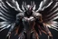 Placeholder: grendel in 8k solo leveling shadow artstyle, ra them, neon effect, big white wings, feathers, full body, apocalypse, intricate details, highly detailed, high details, detailed portrait, masterpiece,ultra detailed, ultra quality