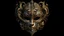 Placeholder: Ornate Venetian mask emerging from a dark background, rendered with the flowing elegance of Art Nouveau and digital brushwork mimicking enamel and metallic filigree.