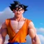 Placeholder: Goku as a real person