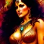 Placeholder: Drawing of beautiful face,'beautiful ,Busty Dejah Thoris',intense stare, ancient skintight armor, balanciaga fashion clothe painting by gaston bussiere, greg rutkowski, yoji shinkawa, yoshitaka amano, tsutomu nihei, donato giancola, tim hildebrandt, Oil on canvas, cinematic composition, extreme detail,fit full head inside picture,16k