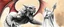 Placeholder: balrog and bride vs gandalf , airbrush and pen outline