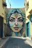 Placeholder: kuwait street art from away viwe