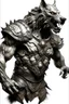 Placeholder: werewolf warrior leather shoulder pad