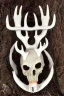 Placeholder:  bone head deer god forest mythic demon fire