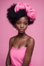 Placeholder: black girl pink