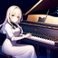 Placeholder: girl, piano