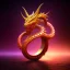 Placeholder: Ring dragon as diamond with red diamond eyes, sculpture, hyperphotorealistic,8k,HDR,macro lens, sharp focus, hyper detail, sparkle, unreal engine 5, neon lighting, masterpiece, hypermaximalist, intcrate detailed, elegant, hyper detailed, bokeh, cgi