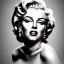 Placeholder: A beautiful portrait of Marilyn Monroe digital art by Eugene de Blaas and Ross Tran, vibrant color scheme, highly detailed, in the style of romanticism, cinematic, artstation best quality, realistic lighting, masterpiece portrait, details light dusting , cowboy shot from above, simple chain hauberk Vector art digital illustration 3D shading