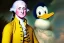 Placeholder: the child of George washington and donald Duck