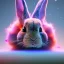 Placeholder: galaxies, spirals, space, nebulae, stars, smoke, iridescent, intricate detail, in the shape of a rabbit, fur on color diamond, octane render, 8k, --q 2 --ar 2:3 --uplight