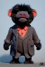 Placeholder: Waist up muppet Portrait, Kim Jong-un muppet doll, black suit, photo studio, red background, unreal engine 5, concept art, art station, god lights, ray tracing, RTX, lumen lighting, ultra detail, volumetric lighting, 3d.