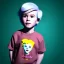 Placeholder: Andy warhol toddler, full body, bokeh, dramatic lighting, hyper realistic