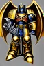 Placeholder: warhammer, space marine, lost legion, dragon legion, dragon warrior, fan art, dragon armor, dragon helmet, golden armor, armor with scale, second legion emblem, helmet details, bolter