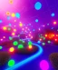 Placeholder: circles, crazy design, neon lights, bees, plants, phycidelic, cinematic lighting, octane render, ambiance,