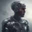 Placeholder: cyborg man portrait