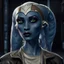 Placeholder: alluring young female twi'lek, street smart, wearing a black leather jacket