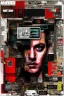 Placeholder: Ultra detailed medium portrait painting of "no exit sign" torn up collage of clippings, broken circuitry background, matrix effects, punk visual art, punk art aesthetic, graffiti art, pop surrealism, collage art, cluttered paint glitches