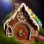 Placeholder: an intricate hobbit-style gingerbread house with rainbow sprinkles, frosting, vibreant crushed candy, 8k resolution, centered, high-quality, ultrafine-detail, digital art, flickering light, detailed matte, volumetric lighting, illustration, 3D octane render, brian froud, howard lyon, ben goossens, George Grie, greg rutowski, alphonse mucha