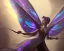 Placeholder: Beautiful mystical butterfly portrait, dark fantasy, romanticism, acrylic paint, chinese painting, magazine, highly detailed, ethereal, otherworldly, backlighting, rays of shimmering light, persian empire, artstation, silver, purple, black, teal, aqua, yellow, olive, vibrant, intricate,