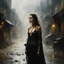 Placeholder: [photography by Titian, Rembrandt van Rijn, by Jeremy Mann, Luis Royo,] As the storm unleashed its full fury upon the town, rain poured down in torrents, washing away the grime and decay that had settled upon the machines. Maria Magdalena extended a hand, her touch infused with warmth and understanding. One by one, the machines lowered their weapons, their metallic armor clanging against the ground.In that moment, amidst the chaos and destruction, a fragile bond formed between Maria Magdalena an