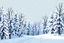 Placeholder: white winter wonderland pixelated style of piccasso