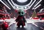 Placeholder: fluffy big eyed baby happy dragon sith lord in the big hall in second death star with few space ships on battle and a view to a star wars planet, and christmas tree and sith gifts, cinematic eye view