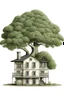 Placeholder: House with tree building