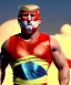 Placeholder: Realistic image of Donald trump wrestler, Mexican wrestling style, Mexican wrestling mask, red and blue breeches, glow us flag dress, suspenders, retro style, 80s, vibrant color, highly detailed, clean background, concept art, unreal engine 5, god rays, ray tracing, RTX, lumen lighting, ultra detail, volumetric lighting, 3d, finely drawn, high definition, high resolution.