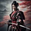 Placeholder: Behold the powerful alluring and pretty Japanese samurai woman, her body adorned with the traditional samurai costume, HDR, beautifully shot, hyperrealistic, sharp focus, 64 megapixels, perfect composition, high contrast, cinematic, atmospheric, moody