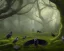 Placeholder: landscape, forest, ravens flying, hyperdetailed, 8k resolution